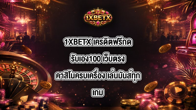 1XBETX เครดิตฟรีกดรับเอง100